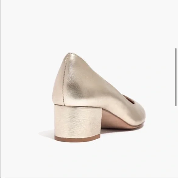 Madewell The Ella Pump in Metallic - Picture 3 of 10